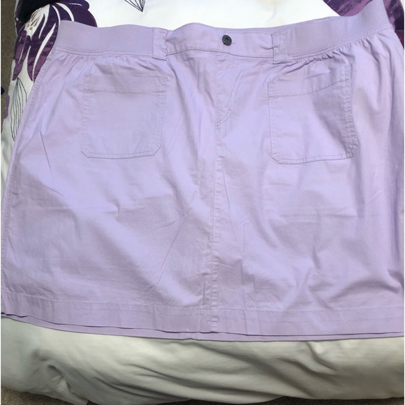Penn 5X Cotton Cargo Skort with Rib Waistband Pastel Lilac Size 28 Golf Sport - Picture 8 of 10
